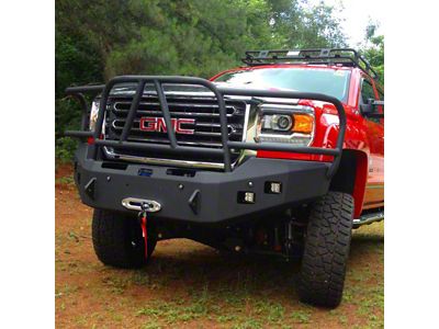 Hammerhead X-Series Winch Front Bumper with Full Brushguard (15-19 Sierra 2500 HD)