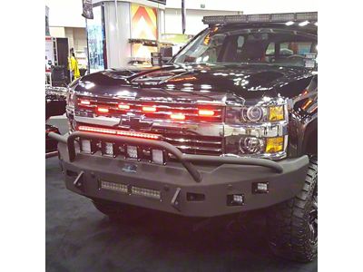 Hammerhead Low Profile Non-Winch Front Bumper with PreRunner Guard (15-19 Silverado 3500 HD)