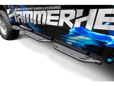 Hammerhead Wheel to Wheel Running Boards; Black (09-18 RAM 1500 Crew Cab w/ 5.7-Foot Box)