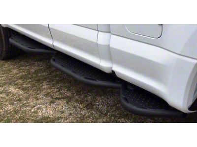 Hammerhead Wheel to Wheel Running Boards; Black (15-25 F-150 SuperCab w/ 6-1/2-Foot Bed)
