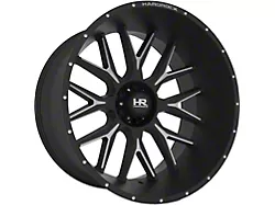 Hardrock Offroad Affliction Xposed Gloss Black Milled 8-Lug Wheel; 22x12; -44mm Offset (15-19 Silverado 2500 HD)