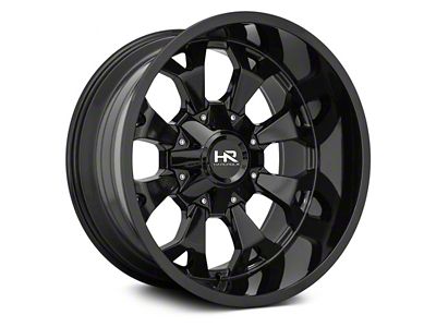 Hardrock Offroad Devastator Gloss Black 8-Lug Wheel; 20x12; -51mm Offset (01-06 Sierra 2500 HD)