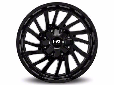 Hardrock Offroad H708 Overdrive Gloss Black 8-Lug Wheel; 22x10; -25mm Offset (01-06 Silverado 2500 HD)