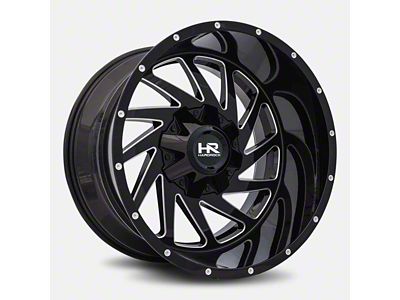 Hardrock Offroad Crusher Gloss Black 8-Lug Wheel; 20x10; -19mm Offset (01-06 Silverado 3500 HD SRW)
