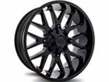 Hardrock Offroad Affliction Gloss Black 5-Lug Wheel; 20x10; -19mm Offset (02-08 RAM 1500, Excluding Mega Cab)