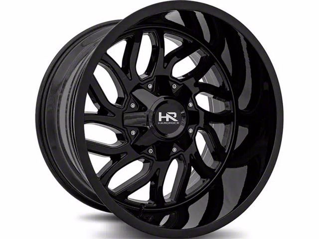 Hardrock Offroad Destroyer Gloss Black 5-Lug Wheel; 20x10; -19mm Offset (02-08 RAM 1500, Excluding Mega Cab)