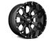 Hardrock Offroad Devastator Gloss Black Milled 5-Lug Wheel; 20x12; -51mm Offset (02-08 RAM 1500, Excluding Mega Cab)