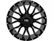 Hardrock Offroad H700 Affliction Gloss Black Milled 8-Lug Wheel; 20x10; -19mm Offset (03-09 RAM 2500)