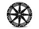 Hardrock Offroad Hardcore Gloss Black Milled 8-Lug Wheel; 20x12; -44mm Offset (03-09 RAM 3500 SRW)