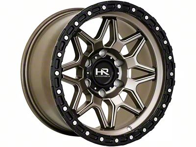 Hardrock Offroad H105 Matte Bronze 6-Lug Wheel; 17x9; -12mm Offset (07-13 Sierra 1500)