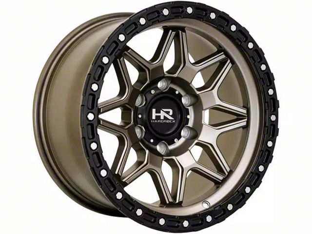 Hardrock Offroad H105 Matte Bronze 6-Lug Wheel; 17x9; -12mm Offset (07-13 Sierra 1500)
