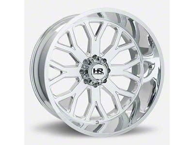 Hardrock Offroad Slammer Xposed Chrome 8-Lug Wheel; 24x12; -44mm Offset (11-14 Sierra 2500 HD)
