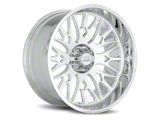 Hardrock Offroad Bomber Gloss Black Milled 6-Lug Wheel; 20x9; 20mm Offset (07-13 Silverado 1500)
