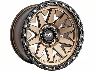 Hardrock Offroad H106 Matte Bronze 6-Lug Wheel; 17x9; -12mm Offset (07-13 Silverado 1500)