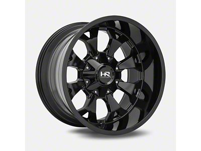 Hardrock Offroad H711 Gloss Black 6-Lug Wheel; 20x9; 0mm Offset (07-13 Silverado 1500)