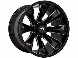 Hardrock Offroad Xplosive Xposed Gloss Black Milled 6-Lug Wheel; 20x12; -44mm Offset (07-13 Silverado 1500)