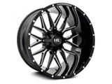 Hardrock Offroad Affliction Gloss Black Milled 6-Lug Wheel; 22x10; -19mm Offset (07-14 Tahoe)