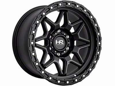 Hardrock Offroad H105 Matte Black 6-Lug Wheel; 17x9; 1mm Offset (07-14 Tahoe)