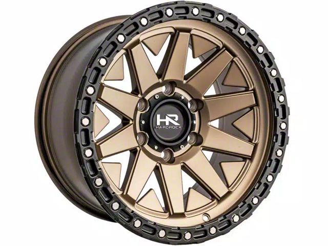 Hardrock Offroad H106 Matte Bronze 6-Lug Wheel; 17x9; 1mm Offset (07-14 Tahoe)