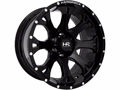 Hardrock Offroad BloodShot Xposed Gloss Black 6-Lug Wheel; 20x12; -44mm Offset (07-14 Yukon)