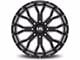 Hardrock Offroad Slammer Xposed Gloss Black Milled 6-Lug Wheel; 22x12; -44mm Offset (07-14 Yukon)