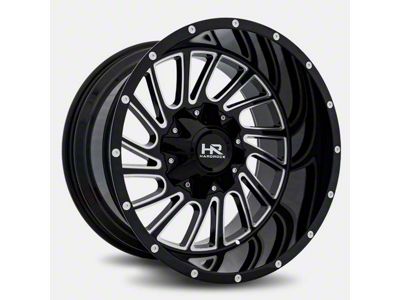 Hardrock Offroad Overdrive Gloss Black Milled 8-Lug Wheel; 22x10; -25mm Offset (08-10 F-250 Super Duty)