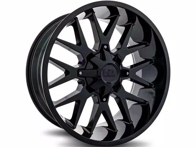 Hardrock Offroad Affliction Gloss Black 6-Lug Wheel; 20x9; 0mm Offset (09-14 F-150)