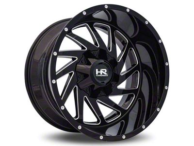 Hardrock Offroad Crusher Gloss Black Milled 6-Lug Wheel; 20x9; 0mm Offset (09-14 F-150)