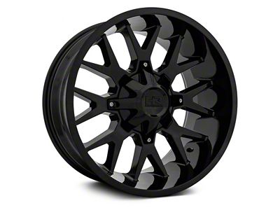 Hardrock Offroad Affliction Gloss Black 5-Lug Wheel; 20x12; -44mm Offset (09-18 RAM 1500)