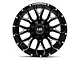 Hardrock Offroad Affliction Gloss Black Milled 5-Lug Wheel; 20x12; -44mm Offset (09-18 RAM 1500)