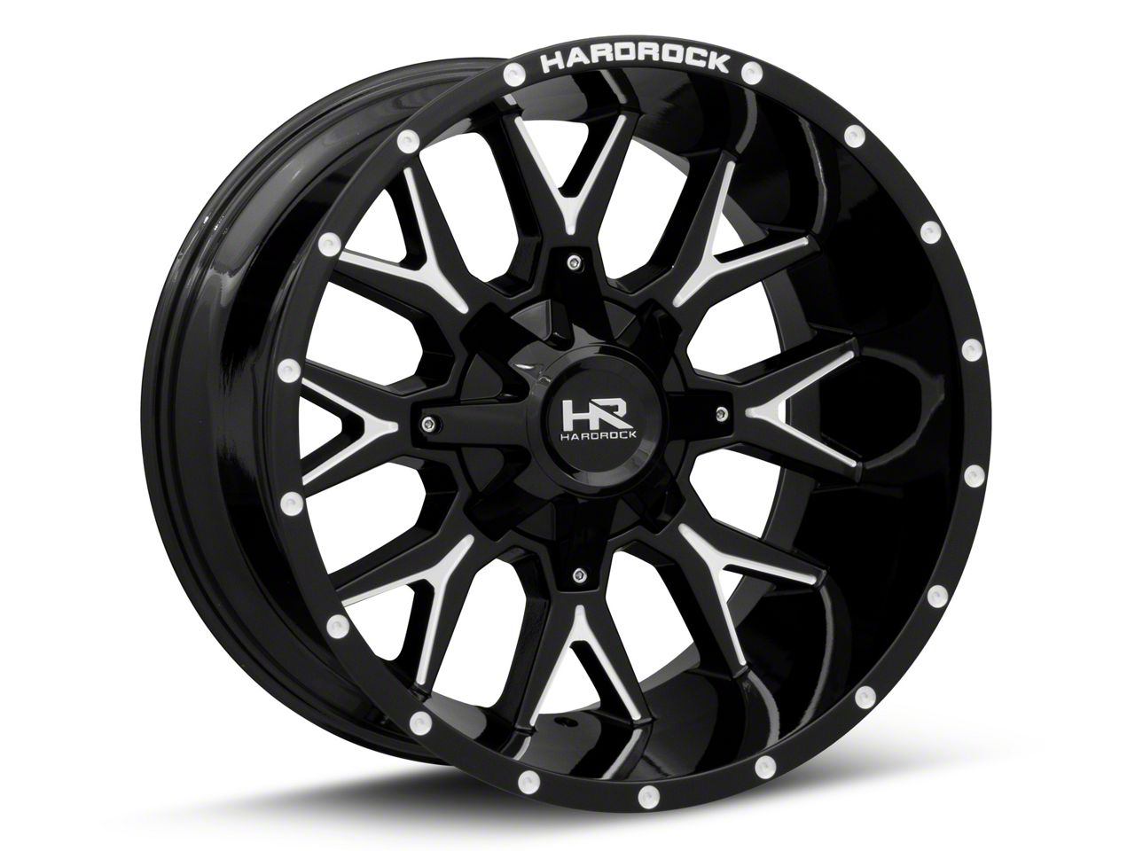 Hardrock Offroad RAM 1500 Affliction Gloss Black Milled 5-Lug
