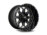 Hardrock Offroad H711 Gloss Black Milled 6-Lug Wheel; 20x9; 0mm Offset (09-18 RAM 1500)