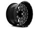 Hardrock Offroad Slammer Xposed Gloss Black Milled 5-Lug Wheel; 20x12; -44mm Offset (09-18 RAM 1500)