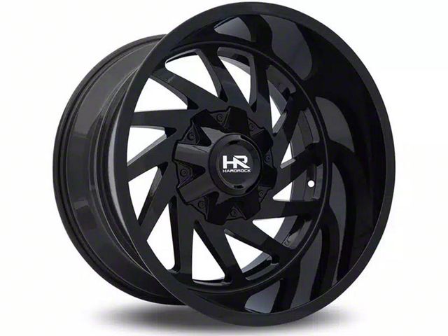 Hardrock Offroad Crusher Gloss Black 8-Lug Wheel; 20x10; -19mm Offset (10-18 RAM 2500)