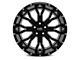 Hardrock Offroad Slammer Xposed Gloss Black Milled 8-Lug Wheel; 22x12; -44mm Offset (10-18 RAM 2500)