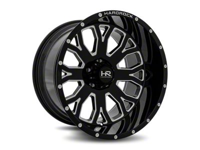 Hardrock Offroad Spine Xposed Chrome 8-Lug Wheel; 24x12; -44mm Offset (11-16 F-250 Super Duty)