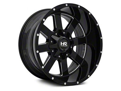 Hardrock Offroad Tank Gloss Black Milled 8-Lug Wheel; 20x12; -44mm Offset (11-16 F-250 Super Duty)