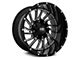 Hardrock Offroad Overdrive Gloss Black 6-Lug Wheel; 20x12; -51mm Offset (14-18 Sierra 1500)