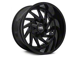 Hardrock Offroad Crusher Gloss Black 6-Lug Wheel; 20x9; 0mm Offset (14-18 Silverado 1500)