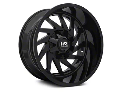 Hardrock Offroad Crusher Gloss Black 6-Lug Wheel; 20x9; 0mm Offset (14-18 Silverado 1500)