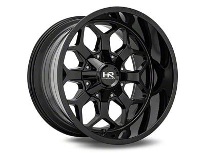 Hardrock Offroad Indestructible Gloss Black 6-Lug Wheel; 20x10; -19mm Offset (14-18 Silverado 1500)