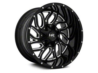 Hardrock Offroad Destroyer Gloss Black 6-Lug Wheel; 20x12; -51mm Offset (15-20 F-150)