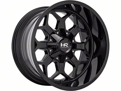 Hardrock Offroad Indestructible Gloss Black 6-Lug Wheel; 20x12; -51mm Offset (15-20 F-150)