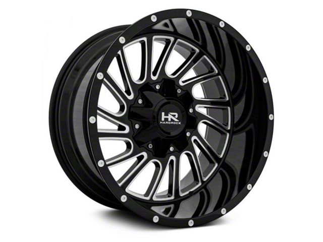 Hardrock Offroad Overdrive Gloss Black 6-Lug Wheel; 22x10; -25mm Offset (15-20 Tahoe)