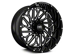 Hardrock Offroad BlackTop Xposed Gloss Black Milled 6-Lug Wheel; 22x12; -51mm Offset (15-20 Yukon)