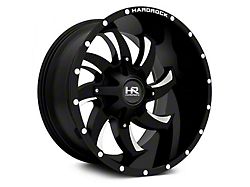 Hardrock Offroad Devious Gloss Black Milled 6-Lug Wheel; 20x12; -44mm Offset (15-20 Yukon)