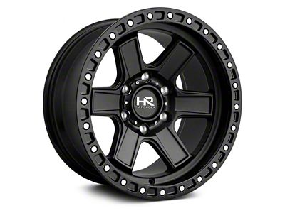 Hardrock Offroad H104 Matte Black 6-Lug Wheel; 17x9; 1mm Offset (15-20 Yukon)