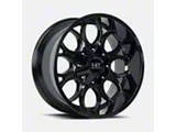 Hardrock Offroad Horseshoe Gloss Black 6-Lug Wheel; 20x9; 0mm Offset (15-20 Yukon)