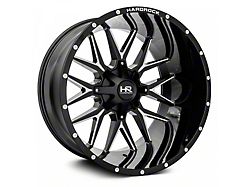 Hardrock Offroad Affliction Gloss Black Milled 8-Lug Wheel; 20x9; 0mm Offset (17-22 F-250 Super Duty)