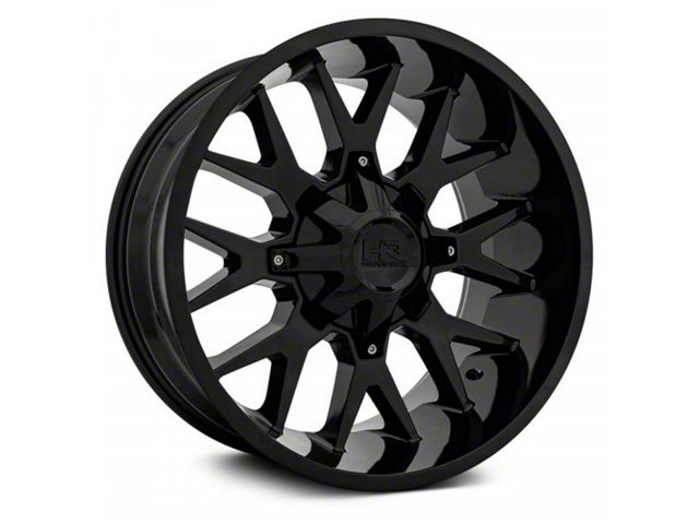 Hardrock Offroad Affliction Gloss Black 8-Lug Wheel; 20x10; -19mm Offset (17-22 F-250 Super Duty)